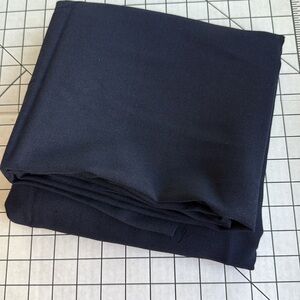Vintage Navy Blue Wool-Blend Suiting Fabric – 2 Yards x 56” – 50/50 Wool/Poly